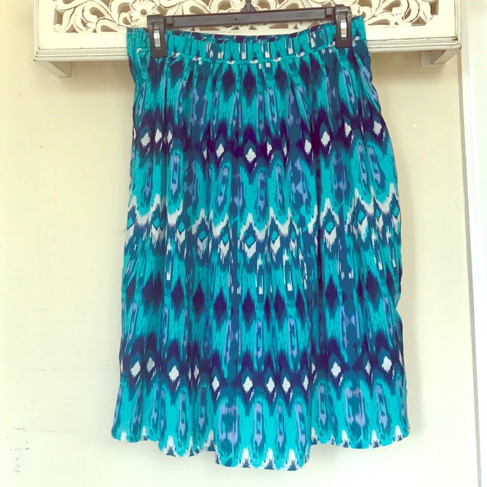 H&M ASYMMETRICAL HIGH LOW MIDI SKIRT